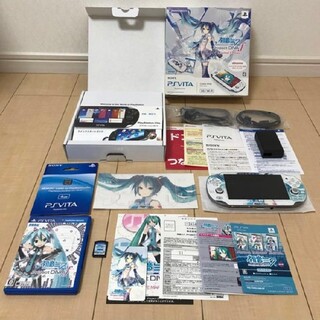 プレイステーションヴィータ(PlayStation Vita)のPSvita☆初音ミク限定モデル(携帯用ゲーム機本体)