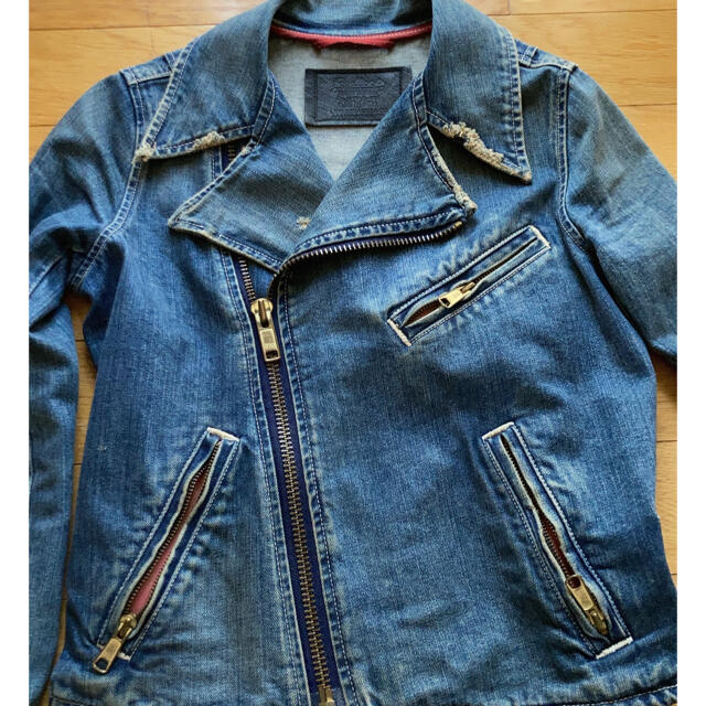 【【最終sale】vintage♡Levis デニムライダースジャケット 美品