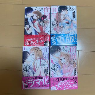 ハクセンシャ(白泉社)のきみは面倒な婚約者 1〜4巻 全巻セット(女性漫画)