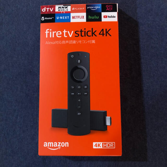Fire TV Stick 4K Alexa対応音声認識リモコン付　本体