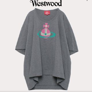 ヴィヴィアンウエストウッド(Vivienne Westwood)の新品未使用ヴィアインウエストウッドペーパーORB ビッグTシャツ(Tシャツ/カットソー(半袖/袖なし))