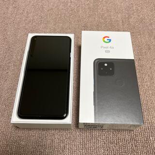 グーグルピクセル(Google Pixel)のGoogle Pixel 4a 5G Softbank Just Black美品(スマートフォン本体)