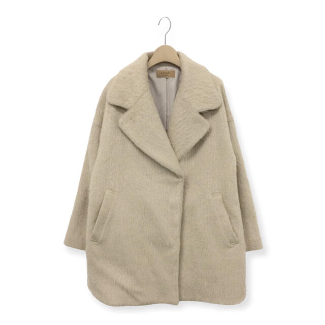 AMERI / UNDRESSED ROUND SHAGGY MIDI COAT 2