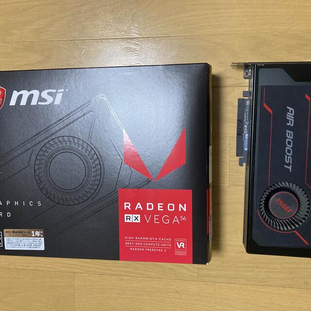 最新作の Radeon rx Vega 56 air boost 8g oc PCパーツ