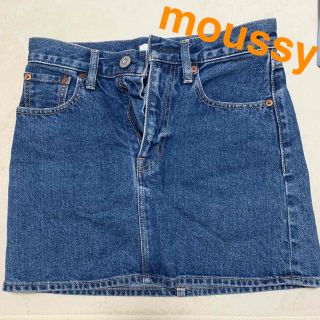 マウジー(moussy)のMOUSSY  デニムスカート　ミニスカート(ミニスカート)