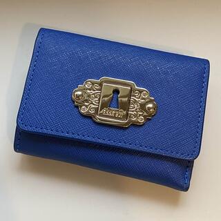 アナスイ(ANNA SUI)のブルー　三つ折り財布《ANNA SUI》(財布)