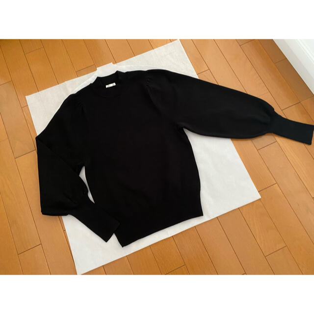 えむ様専用　GU ブラックセーター　Sサイズ レディースのトップス(ニット/セーター)の商品写真