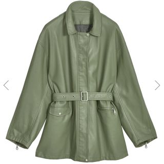 Ameri VINTAGE - GENTLE FAKE LEATHER JACKET(フェイクレザー