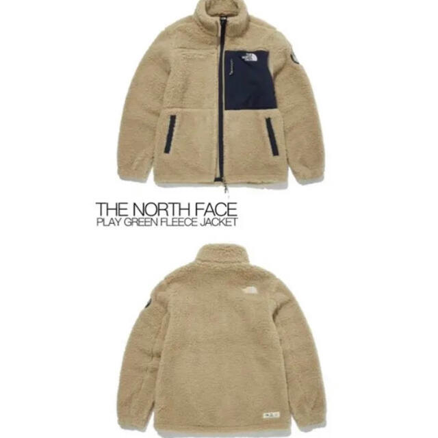 THE NORTH FACE(ザノースフェイス)のノースフェイス プレイグリーン　フリース　ジャケット　正規品　キャメル　刺繍 メンズのジャケット/アウター(ブルゾン)の商品写真