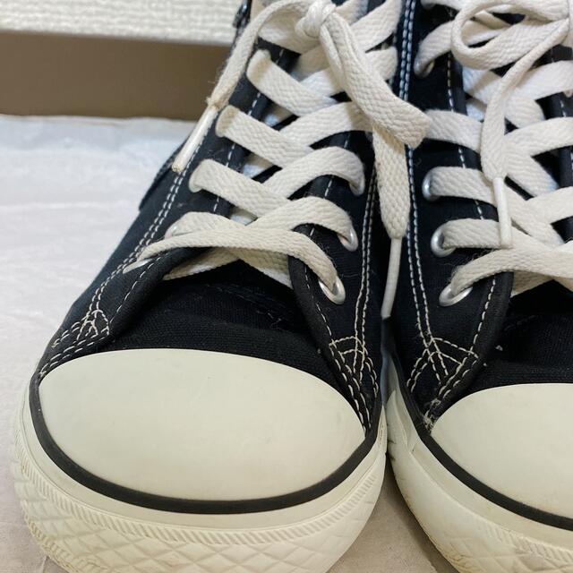 CONVERSE(コンバース)のコンバース ハイカット ブラック　21cm  キッズ/ベビー/マタニティのキッズ靴/シューズ(15cm~)(スニーカー)の商品写真