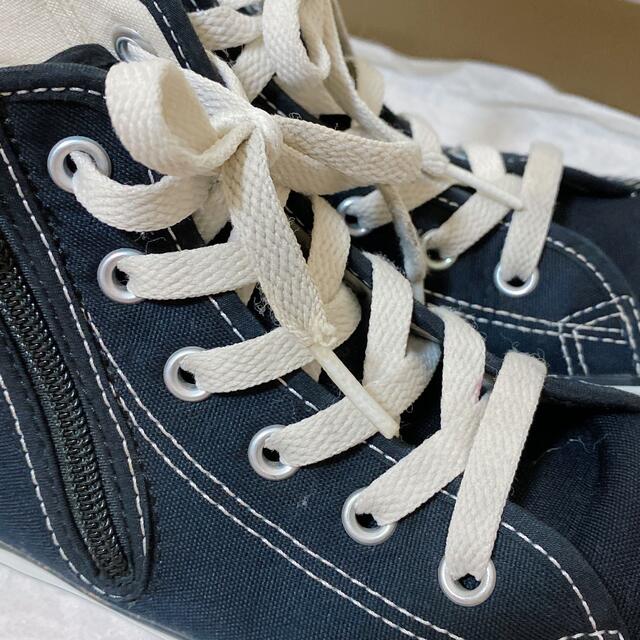 CONVERSE(コンバース)のコンバース ハイカット ブラック　21cm  キッズ/ベビー/マタニティのキッズ靴/シューズ(15cm~)(スニーカー)の商品写真