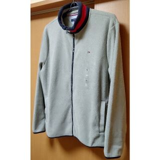 トミーヒルフィガー(TOMMY HILFIGER)の☆新品☆秋冬 トミーヒルフィガー フリースジャケット ジップアップ XL グレー(ブルゾン)