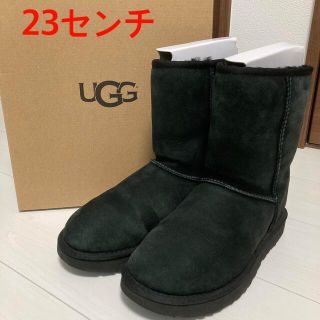 アグ(UGG)のUGG アグ  ムートンブーツ 黒 23センチ(ブーツ)