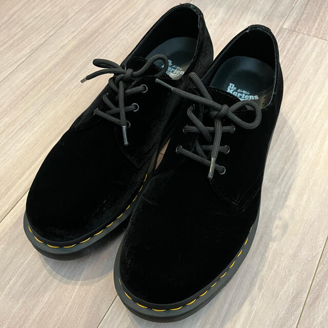 【美品】Dr.Martens 3ホール ベルベットシューズ