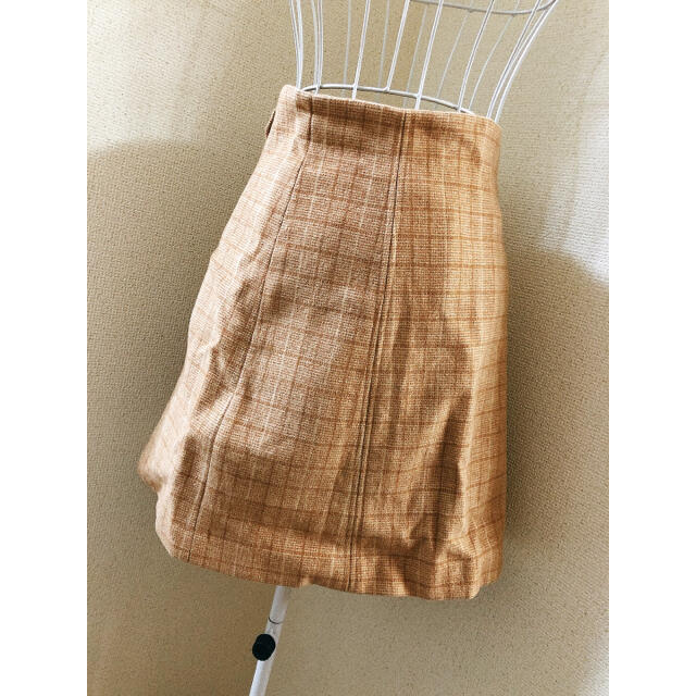 MERCURYDUO(マーキュリーデュオ)のMERCURYDUO＊リトルチェック 台形 ミニスカート レディースのスカート(ミニスカート)の商品写真