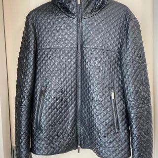 エンポリオアルマーニ(Emporio Armani)のジャケット　ジャンバー　エンポリオアルマーニ　黒(レザージャケット)