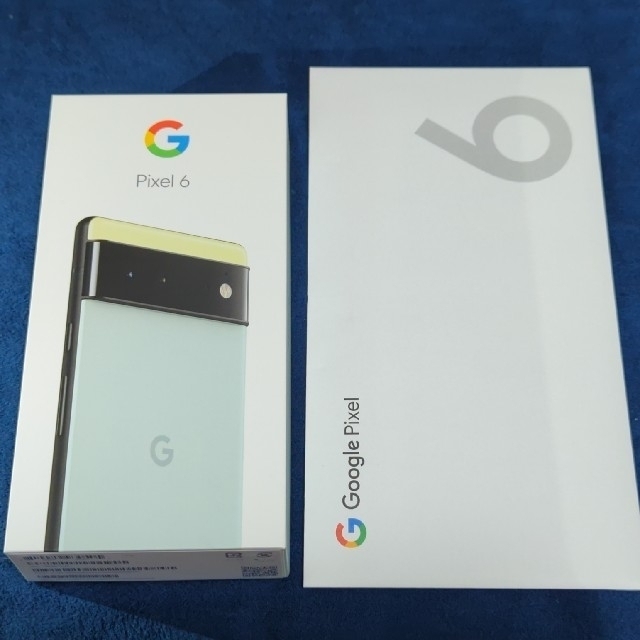 【新品未使用品、SIMフリー版】Pixel6（128GB）Sorta Seafo