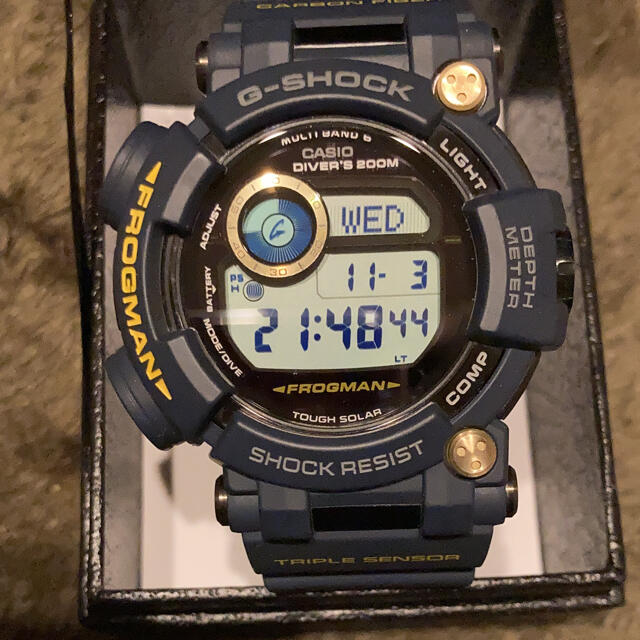 CASIO G-SHOCK フロッグマン　マスターインネイビー腕時計(デジタル)