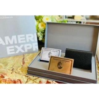 〈アメックス〉プラチナ　ノベルティ　ミラー & トランプセット 非売品　AMEX(ノベルティグッズ)