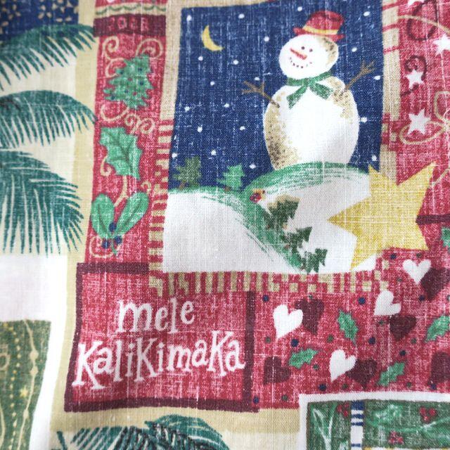 Reyn Spooner(レインスプーナー)の美品レインスプーナー MELE KALIKIMAKA　クリスマス限定アロハシャツ メンズのトップス(シャツ)の商品写真