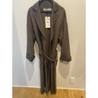 ザラ(ZARA)の未使用　新品　ZARA ガウンコート　S(ガウンコート)