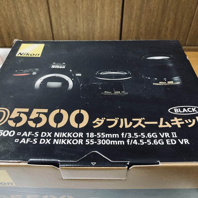 【すぐに使える】Nikon D5500 ダブルズームキット BLACK - 1