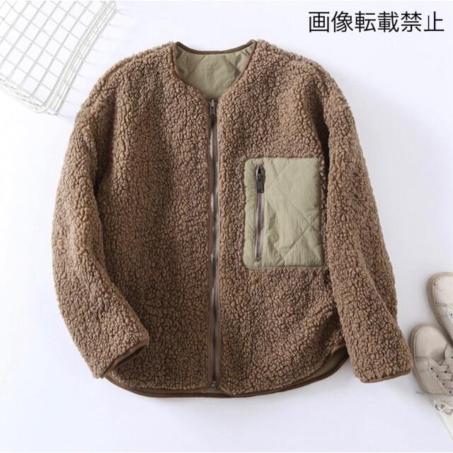 ZARA - 11月新作6641◆ボア リバーシブル ダウンジャケット コート