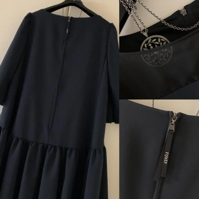 ♡極美品♡ FOXEY 希少 42 Marguerite ワンピース ブラック
