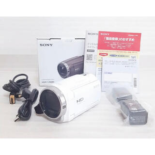ソニー(SONY)の✨未使用・保証あり✨　ソニー Handycam  HDR-CX680 W(ビデオカメラ)