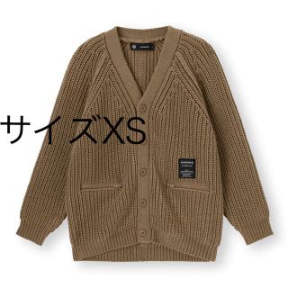 ジーユー(GU)のGU×UNDERCOVER  ローゲージオーバーサイズカーディガン　ブラウンXS(カーディガン)