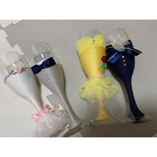 ウェルカムスペース 結婚式 グラスドレス ウェディング 受付グッズ(その他)