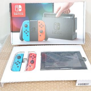 ニンテンドースイッチ(Nintendo Switch)のニンテンドースイッチ 本体 ネオンブルー ネオンレッド(家庭用ゲーム機本体)