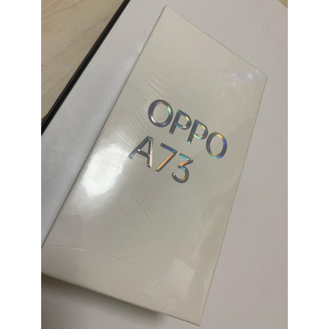 新品未開封】OPPO A73 本体 ネービーブルー 64GB SIMフリー-