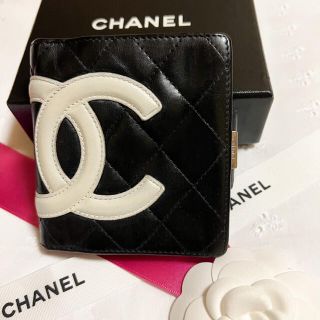 シャネル(CHANEL)の【イブママ様専用】CHANEL★カンボンライン★コンパクトウォレット★二つ折り(財布)