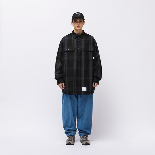 M WTAPS DECK LS COTTON. FLANNEL TEXTILE - シャツ