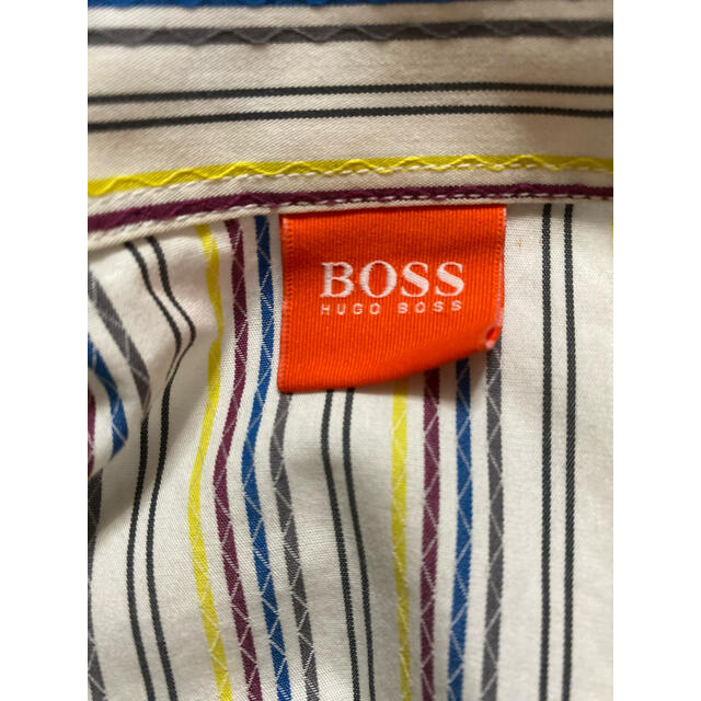 HUGO BOSS(ヒューゴボス)のHugo Boss ストライプシャツ　L メンズのトップス(シャツ)の商品写真