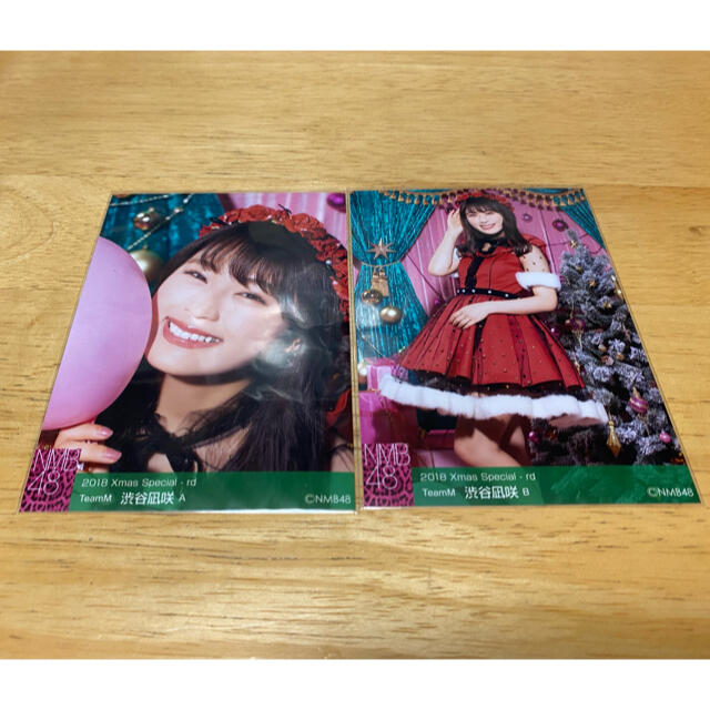グリーン・ホワイト系 完成品♪ 月別個別生写真 2018 Xmas Special 5枚