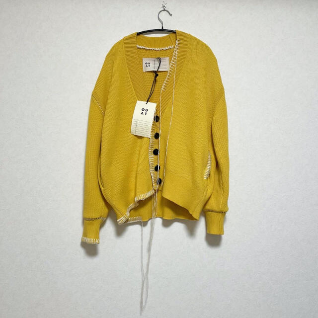 メンズ【新品】"OUAT" -005- YELLOW OFFICE CARDIGAN