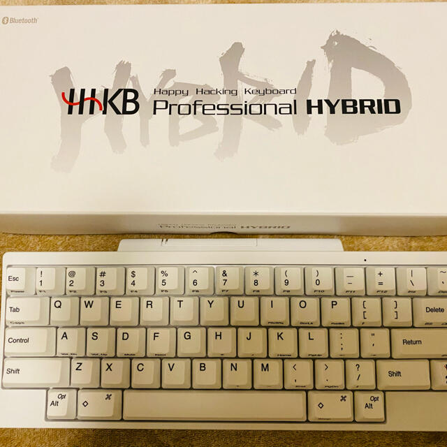 富士通(フジツウ)のHHKB Professional HYBRID Type-S 雪 英語配列 スマホ/家電/カメラのPC/タブレット(PC周辺機器)の商品写真