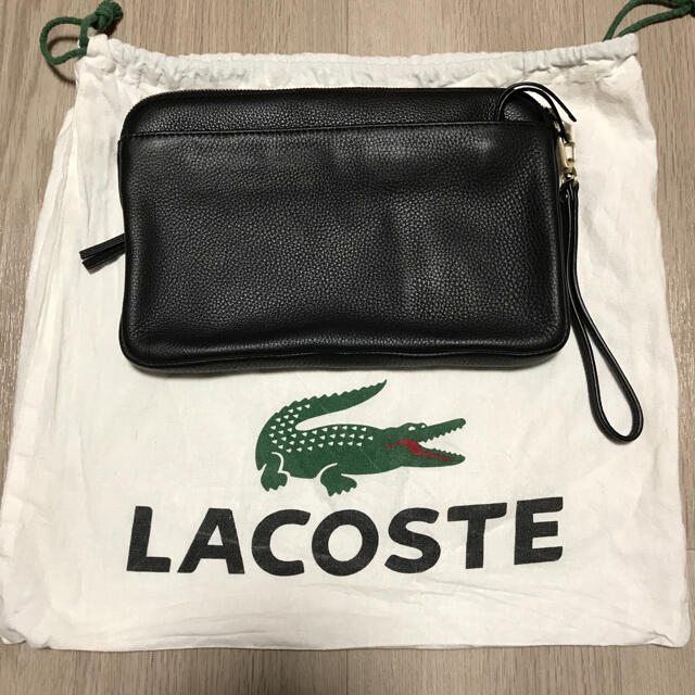 LACOSTE(ラコステ)のラコステ　本革クラッチバッグ レディースのバッグ(クラッチバッグ)の商品写真