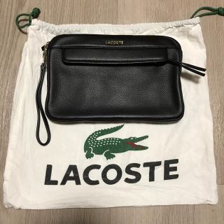 ラコステ(LACOSTE)のラコステ　本革クラッチバッグ(クラッチバッグ)