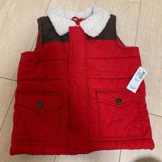 オールドネイビー(Old Navy)のオールドネイビー　赤　ベスト(ジャケット/上着)