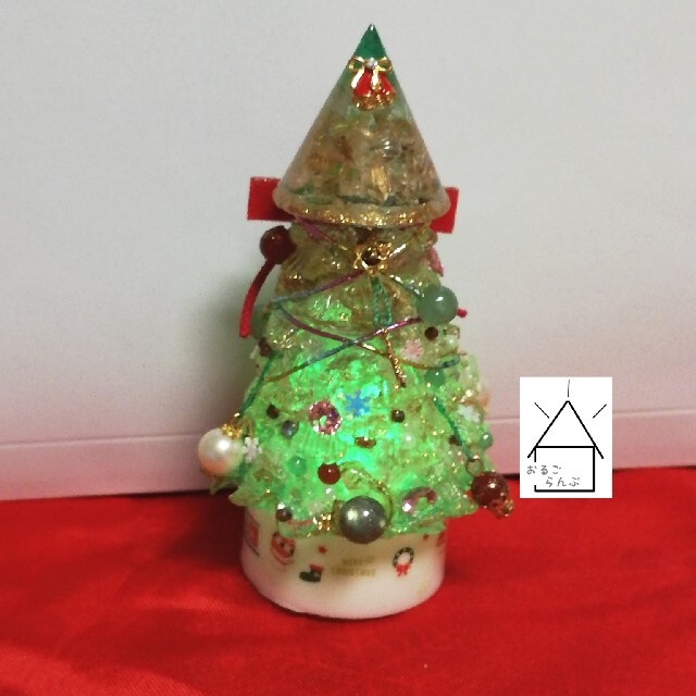 展示品　オルゴナイトのクリスマスツリー