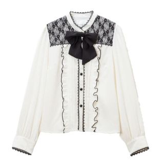 ユメテンボウ(夢展望)の夢展望 DearMyLove リボンレースブラウス(シャツ/ブラウス(長袖/七分))