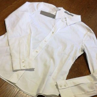 セオリーリュクス(Theory luxe)の25 N 新品タグ付き　セオリーリュクス　シャツ　白(シャツ/ブラウス(長袖/七分))