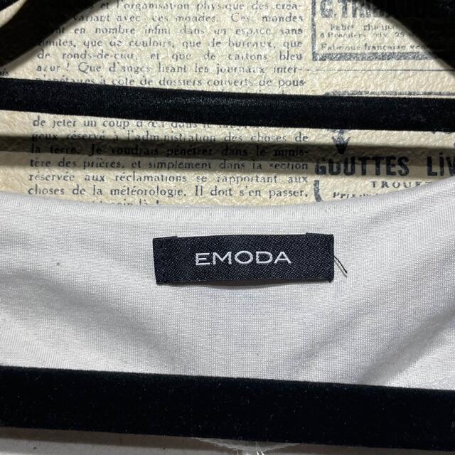 EMODA(エモダ)のEMODA エモダ 半袖カットソー size S レディースのトップス(カットソー(半袖/袖なし))の商品写真