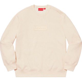 シュプリーム(Supreme)のSupreme Cutout Logo Crewneck "Ivory" M(スウェット)