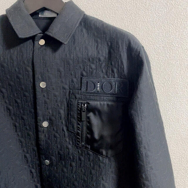 Dior sacai  シャツブルゾン オブリーク ブラック 44