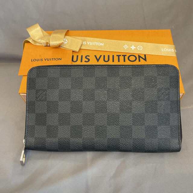 メンズ専用美品 LOUIS VUITTON ルイヴィトン ダミエ グラフィット 長財布