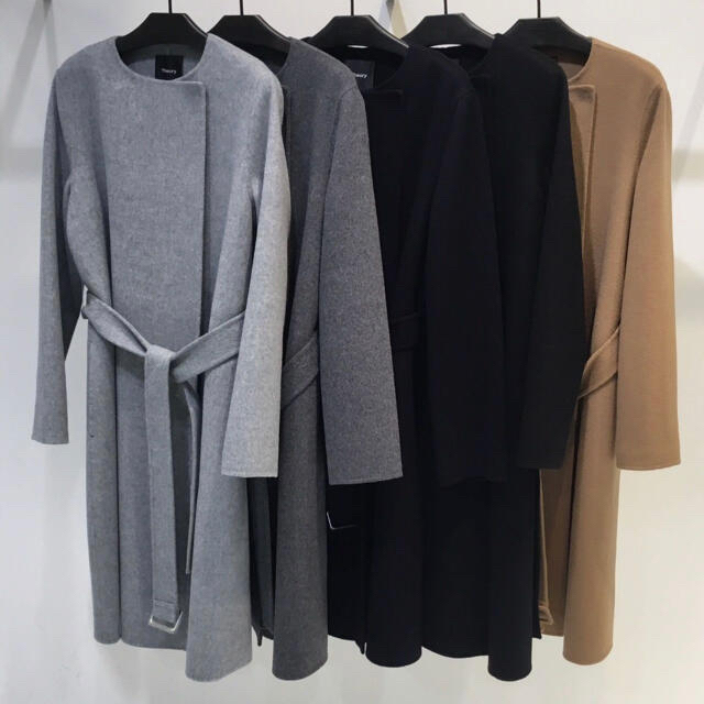 Theory 19aw ノーカラーコート